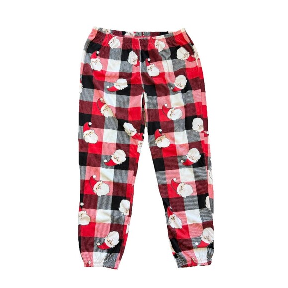 Womens Red Santa Claus Coming Soon Christmas Holiday Pajamas Sleep Set Size M - Picture 8 of 12